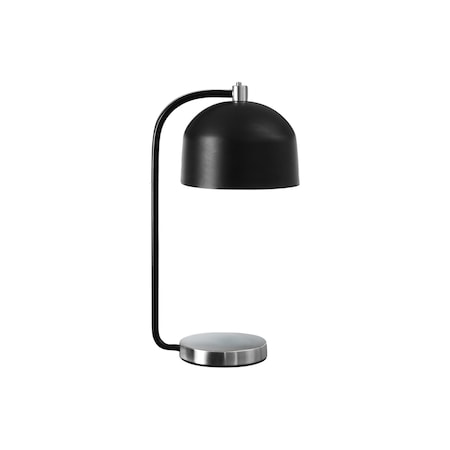 Monarch Specialties Lighting, 18"h, Table Lamp, Black Metal, Silver Metal, Contemporary I 9955