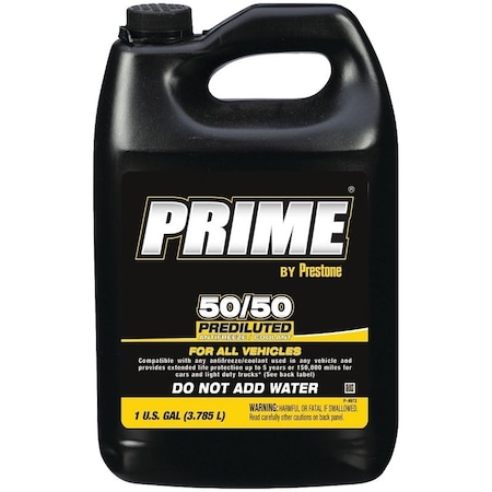 Prestone Coolant, 1 gal, Yellow AF3100