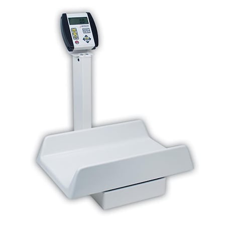 Detecto Baby Scale Digital 130 Lb X .1 Lb 40 Kg X .02 Kg 22 in. X 14.75 in. X 4.5 in. Tray 8435