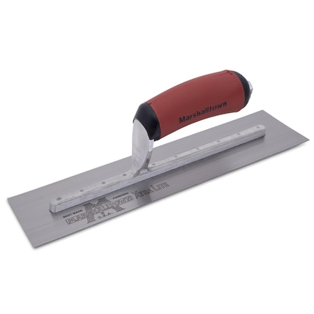 Marshalltown Concrete Finishing Trowel, High Carbon Steel Trowel, Concrete Trowel, 12 x 3 inch Trowel MXS56D