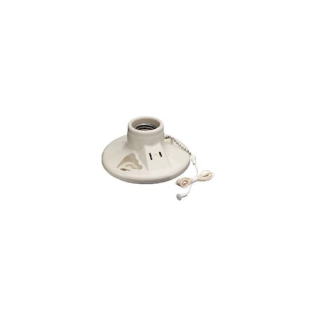 Pass & Seymour Incandescent Porcelain Lampholder, 250-Watt, 125-Volt 9716