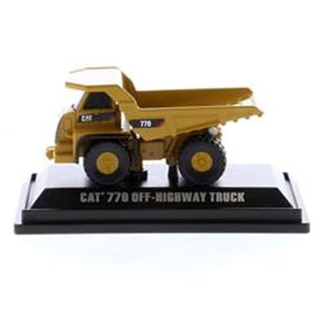 Thinkandplay CAT Caterpillar 770 Highway Truck Micro-Constructor Series Diecast Model, Yellow TH3479507
