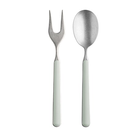 Mepra Fantasia Pewter Serving Set - 2 Pieces - Sage 10S622110P
