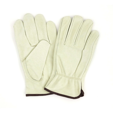 Safety Zone Standard Grain Cowhide Driver Gloves - Lrg - 12 Pairs GWCGLDR1-L