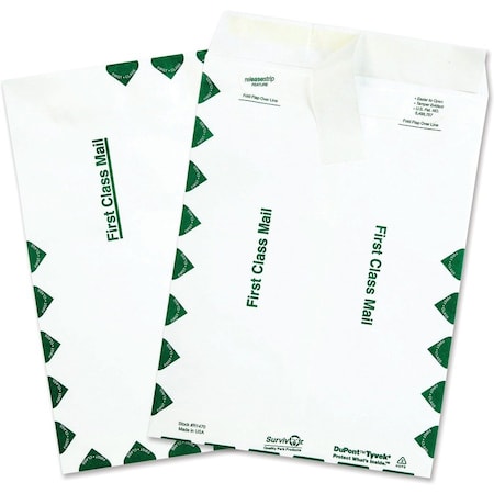 Survivor Tyvek USPS First Class Mailer, 9x12, PK100 R1470