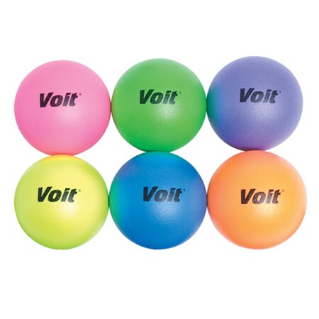 Voit 6.25 in. Neon Softi Tuff Balls, 6PK 1274967