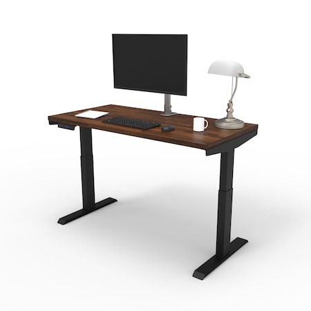 We'Re It Lift It Electric Sit Stand Desk, 46.25 H, 24 W X Laminate wood, metal, Black VL22BLK4824-WNB