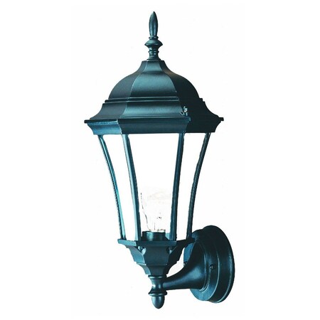 Homeroots Matte Black Carousel Lantern Wall Light 398566