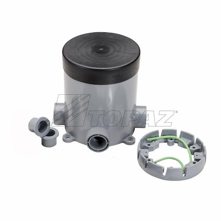 Topaz Floor Base Box, 2-3/4" x 6" 1237