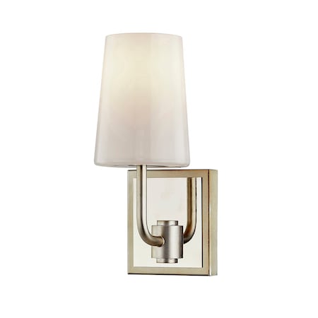Troy Lighting Simone 1 Light Bath And Vanity 4.5 In. Warm Silver Leaf B7691-WSL/PN