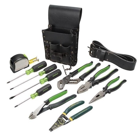 Greenlee General Hand Tool Kit, No. of Pcs. 12 0159-13