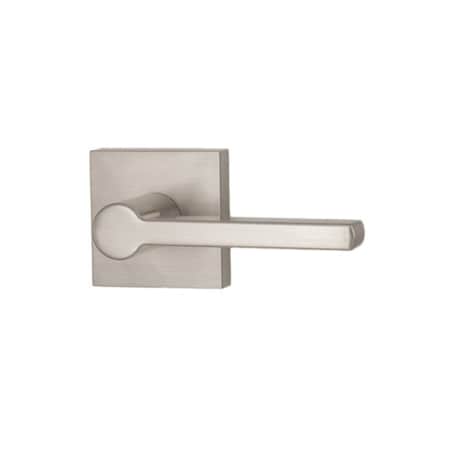 Weslock Brady Lever Passage Lock with Adjustable Latch and Full Lip Strike Satin Nickel Finish 007009N9NFR20