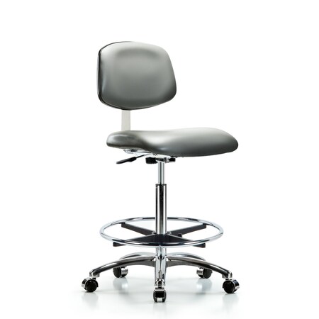 Blue Ridge Ergonomics Vinyl Clean Room Chair BR-CLR-VHBCH-CR-CF-CC-8840