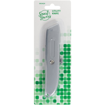 Smart Savers Retractable Straight Utility Knife FK004