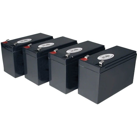 Eaton Tripp Lite Series 4x 12V 9AH UPS Replacement Battery Cartridge Kit for Select Best, RBC54