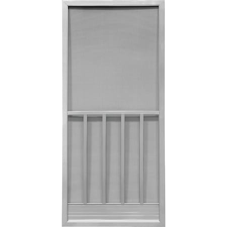 Precision Screen Promo 36'' Wx80'' Hx7/8'' Thick Gray Steel Screen Door 3210GR3068