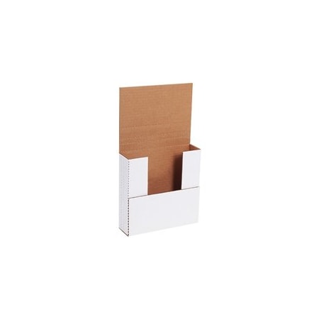 Bubblefast 50-7 1/2 x 7 1/2 x 2'' White Easy-Fold Mailers, 50PK BFM772BF