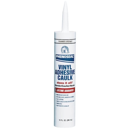 Dap Phenoseal 10 Oz. Translucent Vinyl Adhesive Caulk 5113600006