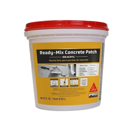Sika SIKA PRO SELECT Series Patch, Gray, 1 qt, Plastic Container 472189