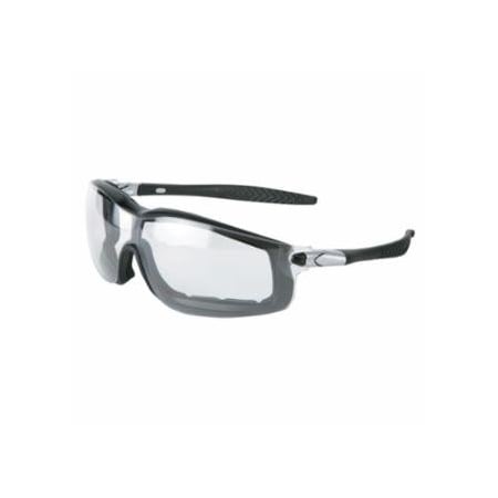 Mcr Safety Rattler Protective Eyewear, Clear Lens, Anti-Fog/Duramass Scratch-Resistant 135-RT110AF