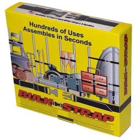 Bulk-Strap 1 in. W X 51 ft. L Black Strap 167 lb 1 pk MINI1B-BK