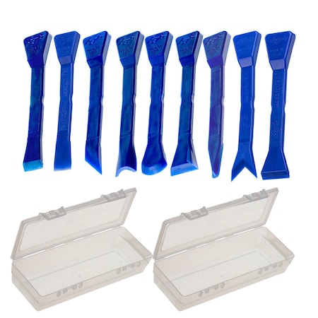 Bojo Tools Deluxe 9-Piece Plastic Scraper Kit ATH-DS-UNGL