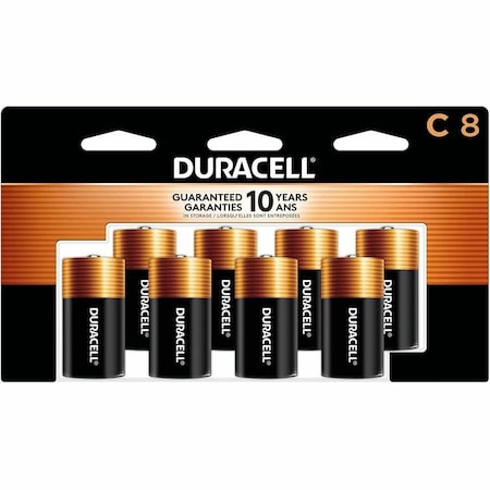 Duracell CopperTop Alkaline C Batteries, 8PK MN14RT8Z