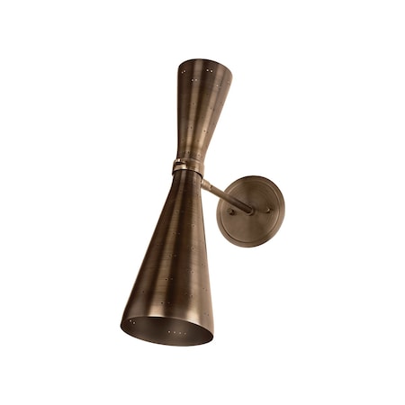 Hudson Valley Lighting Allanton Wall Sconce in Historic Bronze 8122-HB