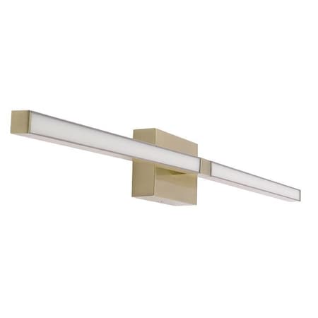 Westgate ROTATABLE SLIM VANITY 36in 30W 5CCT 2100LM C90 DIM, GOLD, 27K/30K/35K/40K/50K, Brushed Bruss LVS-36-MCT5-BB