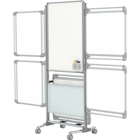 Ghent Nexus Easel Plus, 76-1/8"x32-5/8", 4Tablet NEX204EP4-FR