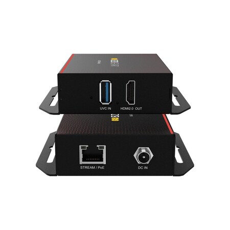 Bzbgear IP/UVC to HDMI 2.0 POE Decoder Supports H.264/H.265/AVC plus NDI Support BG-STREAM-ND
