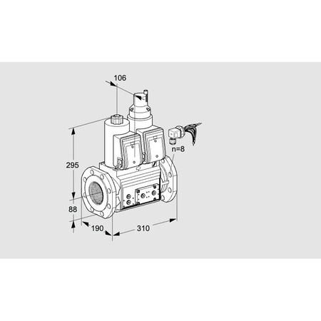 Honeywell Kromschroder VCS780F05NLWRE/PPPP/PPEP KS88204520