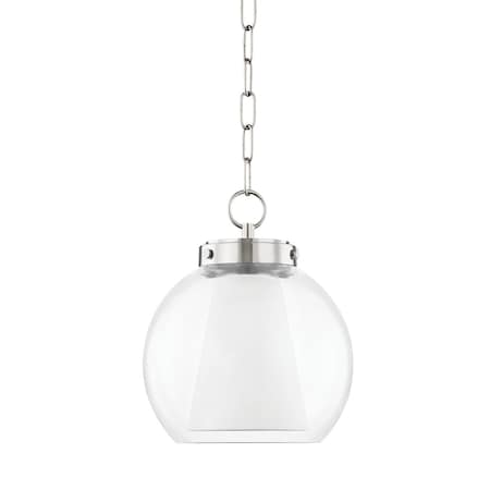 Mitzi Sasha 1 Light Pendant 9.5 In. Polished Nickel H457701S-PN