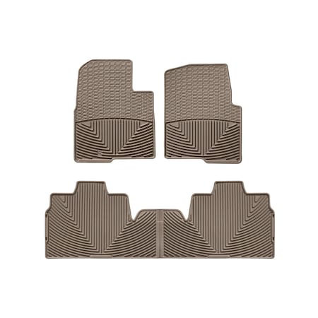 Weathertech Tan, Front and Rear All Weather Floor Mats WTFT137139