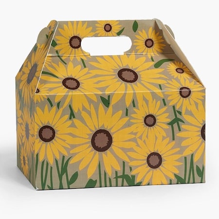 Nashville Wraps Summer Sunflower Gable Box, 9.5x5x5, 6PK SSFGB