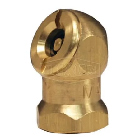 Dixon Tire Inflator Chuck, 1/4 in FNPT, Brass, Domestic D104
