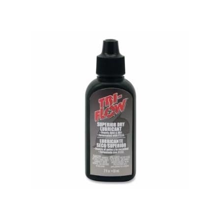 Tri-Flow Superior Dry Lubricant, 2 fl oz, Squeeze Bottle with Drip Drop Applicator, 12PK 425-TF21013