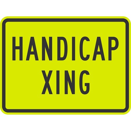 Lyle Handicap Xing, 24x18, Diamond Grade, Yellow Green G-11822-DG_24x18