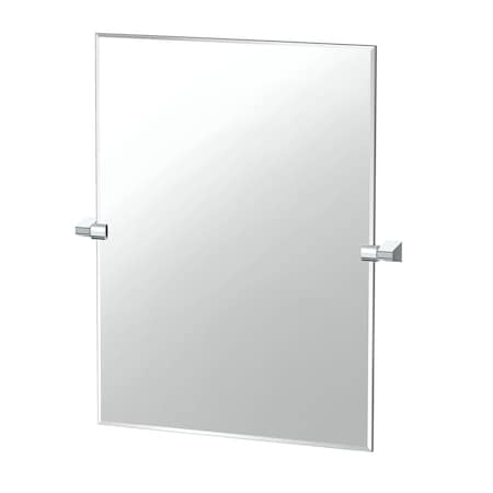 Gatco A-Line 31.5" Frameless Rectangle Mirror, Chrome 5659S