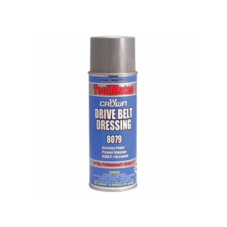 Crown Drive Belt Dressing, 16 oz Aerosol Can, 12 oz Fill, 12PK 205-8079