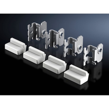 Rittal Sz Wall Mounting Bracket For Ax And Kx, Sheet Steel, Wall Distance: 20 Mm, 4PK 2508020