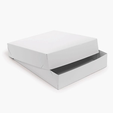 Nashville Wraps Recycled White 2 Piece Gift Boxes, 12x12x2.5, 50PK WC25