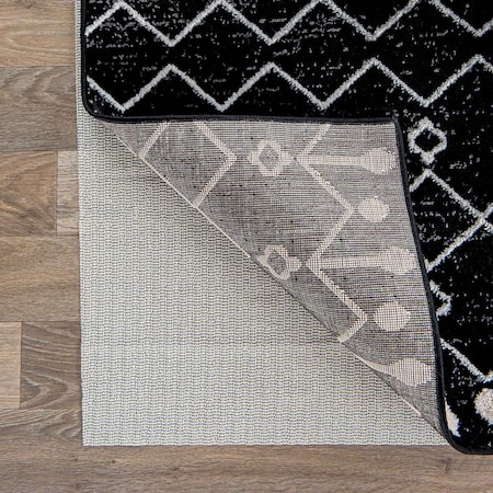 World Rug Gallery Non Slip Rug Pad for Hardwood Floors 8 ft x 11 ft Cream RP21S8X11