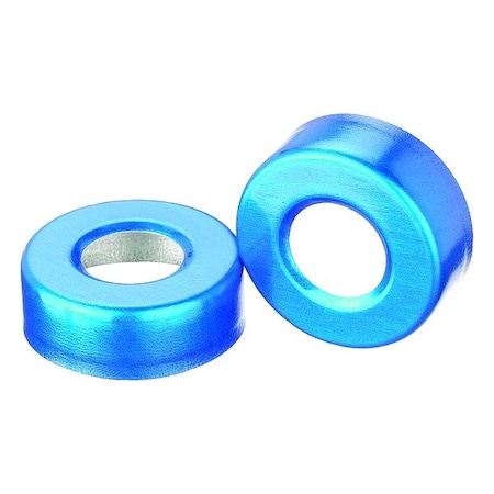 Wheaton Lab Bottle Caps, Blue, 20 mm Dia, PK1000 224178-05
