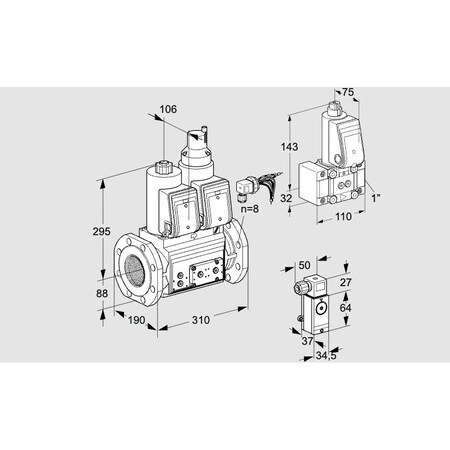 Honeywell Kromschroder VCS780F05NLWRE/P3PP/PPZ- KS88206571