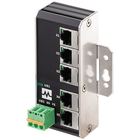 Murrelektronik Ethernet Switch, IP20,100 mbps 58901