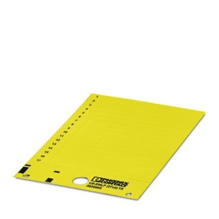 Phoenix Contact US-EMLP 27X8 YE Plastic label Card 0828889