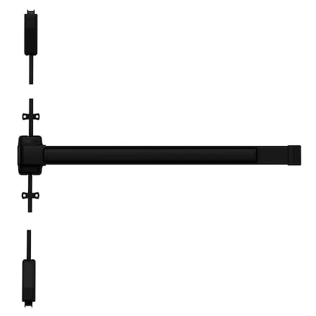 Von Duprin Grade 1 Surface Vertical Rod Exit Bar, 36in Fire-Rated Device, Fits 84in Door, Exit Only, Less Dogg 2227EO-F 3 622