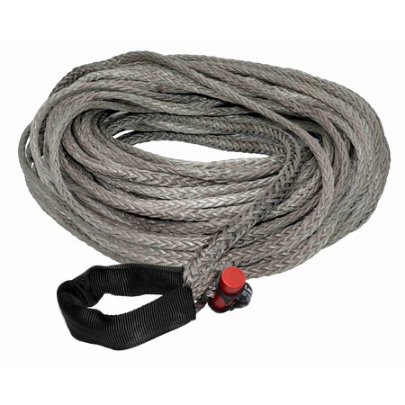Lockjaw 7/16 in. x 200 ft. 7,400 lbs. WLL. LockJaw Synthetic Winch Line w/Integrated Shackle 20-0438200