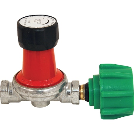 Bayou Classic 1/4'' x 1/4'' Steel Adjustable Gas Regulator 7850